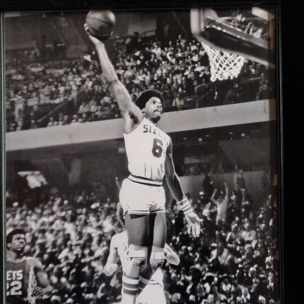 Julius Erving "Dr. J" Picture Framed